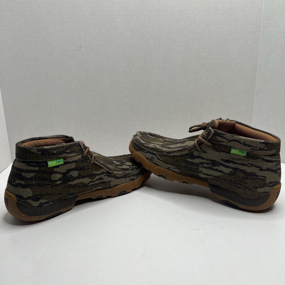 Twisted X Men's 8 Driving Mocs Camo Tiger Stripe Loafers MDM0082 New Box Tags